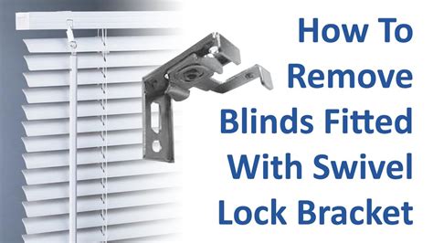 how to remove venetian blinds from metal brackets|remove blinds with hidden brackets.